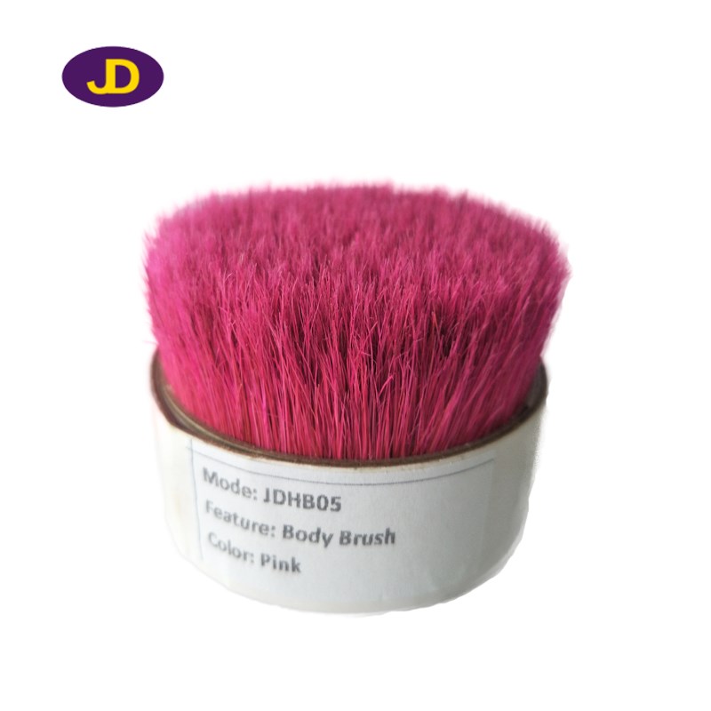 Pink Natural pig bristle for brush