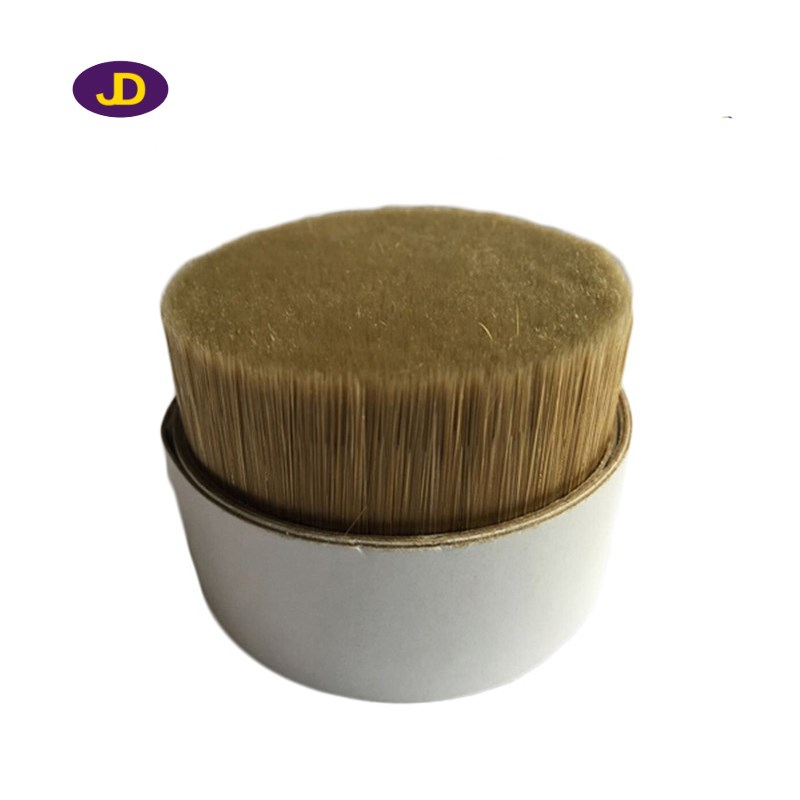 Golden small hollow sharpen synthetic brush filaments