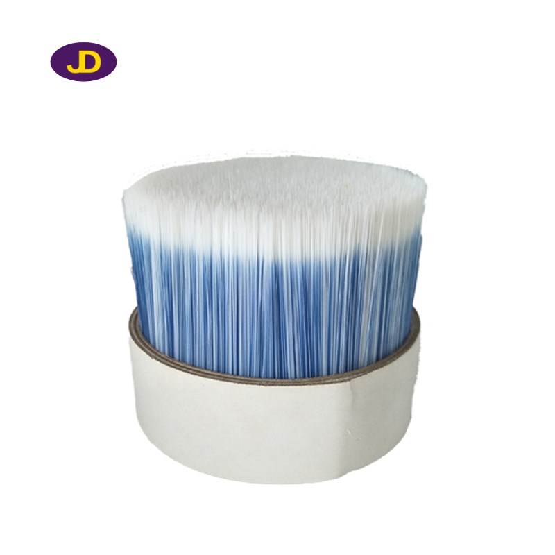 Porcelain white + blue tapered solid synthetic filaments