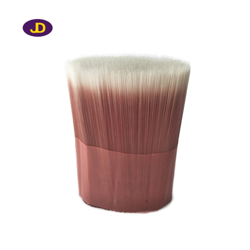Wine red faded white brush filament
